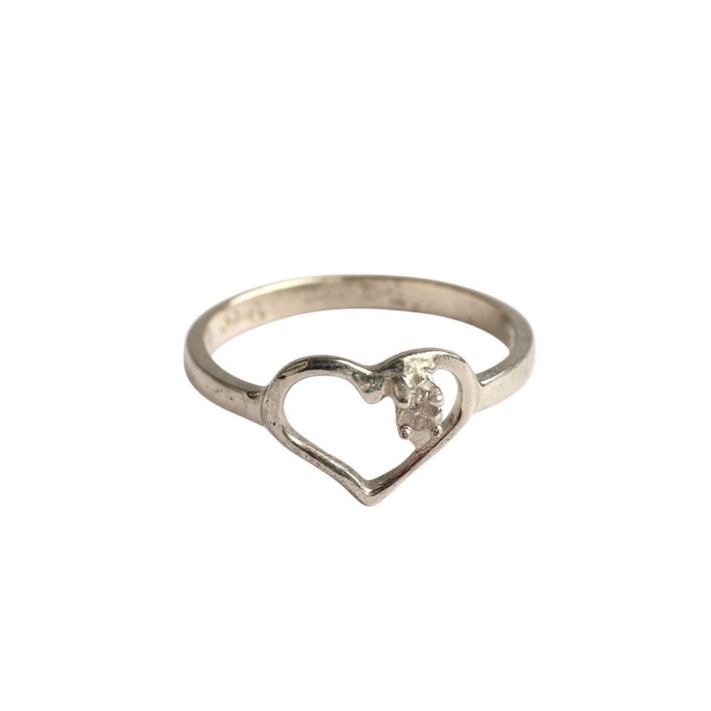 🔃Heart Shaped Silver Ring